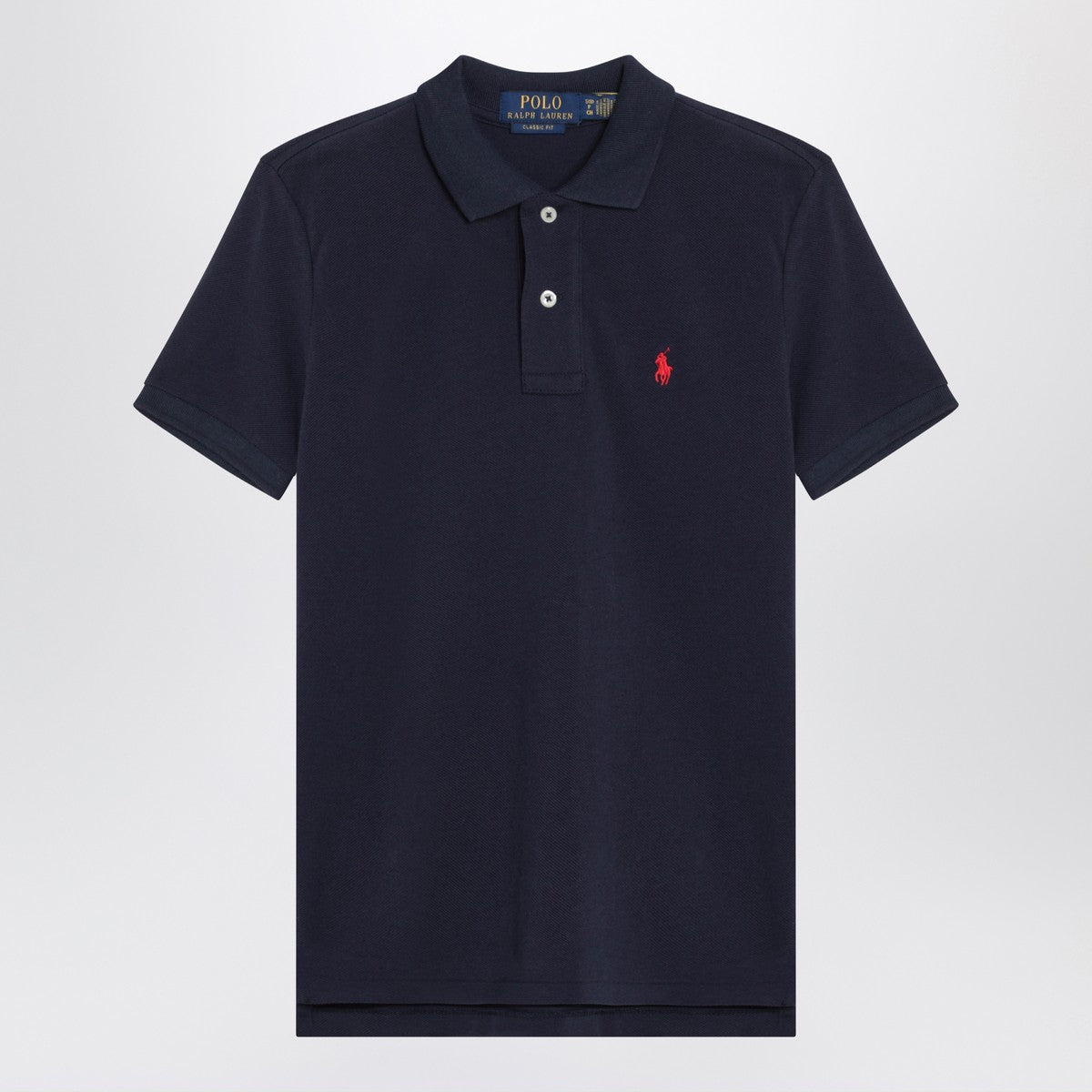 Polo Ralph Lauren Polo Ralph Lauren Navy blue cotton polo shirt with embroidered logo