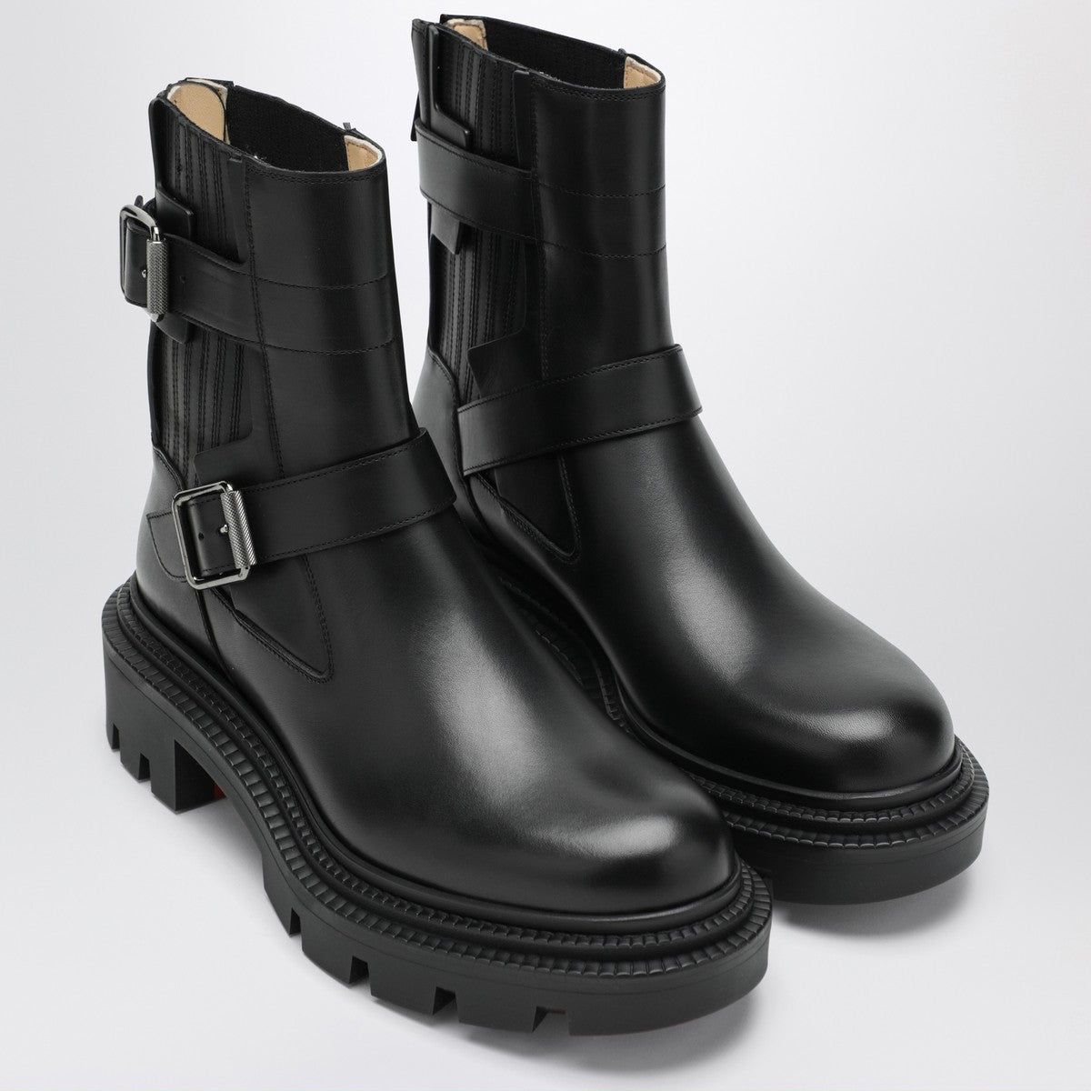 Christian Louboutin Christian Louboutin Black leather biker boots