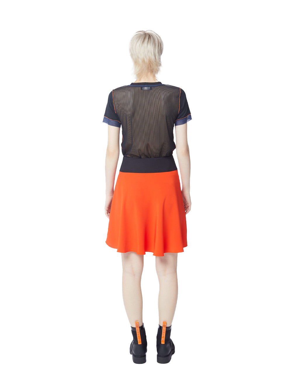 Akiba Skirt Black - Orange