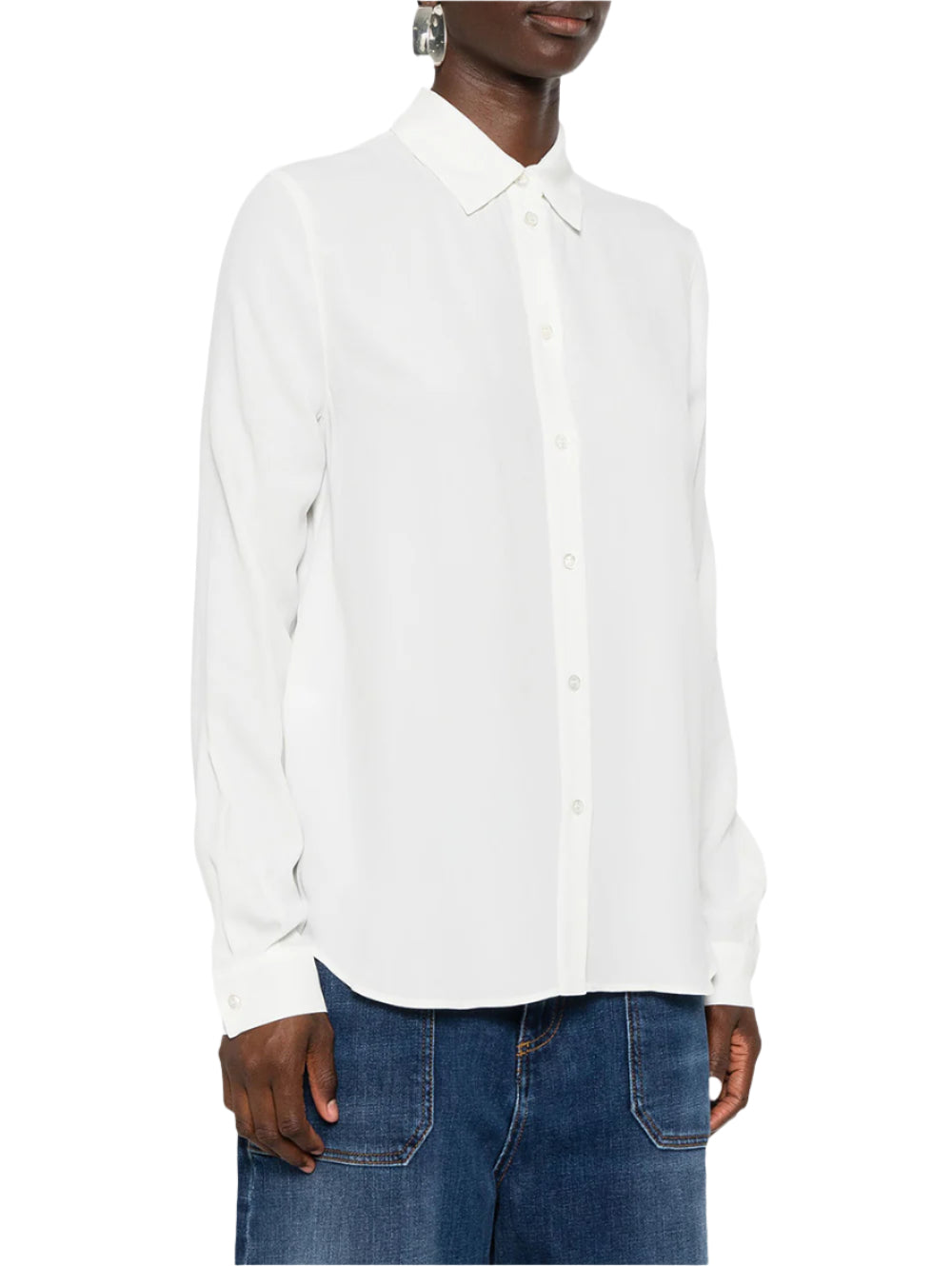 Mute Crepe De Chine Shirt