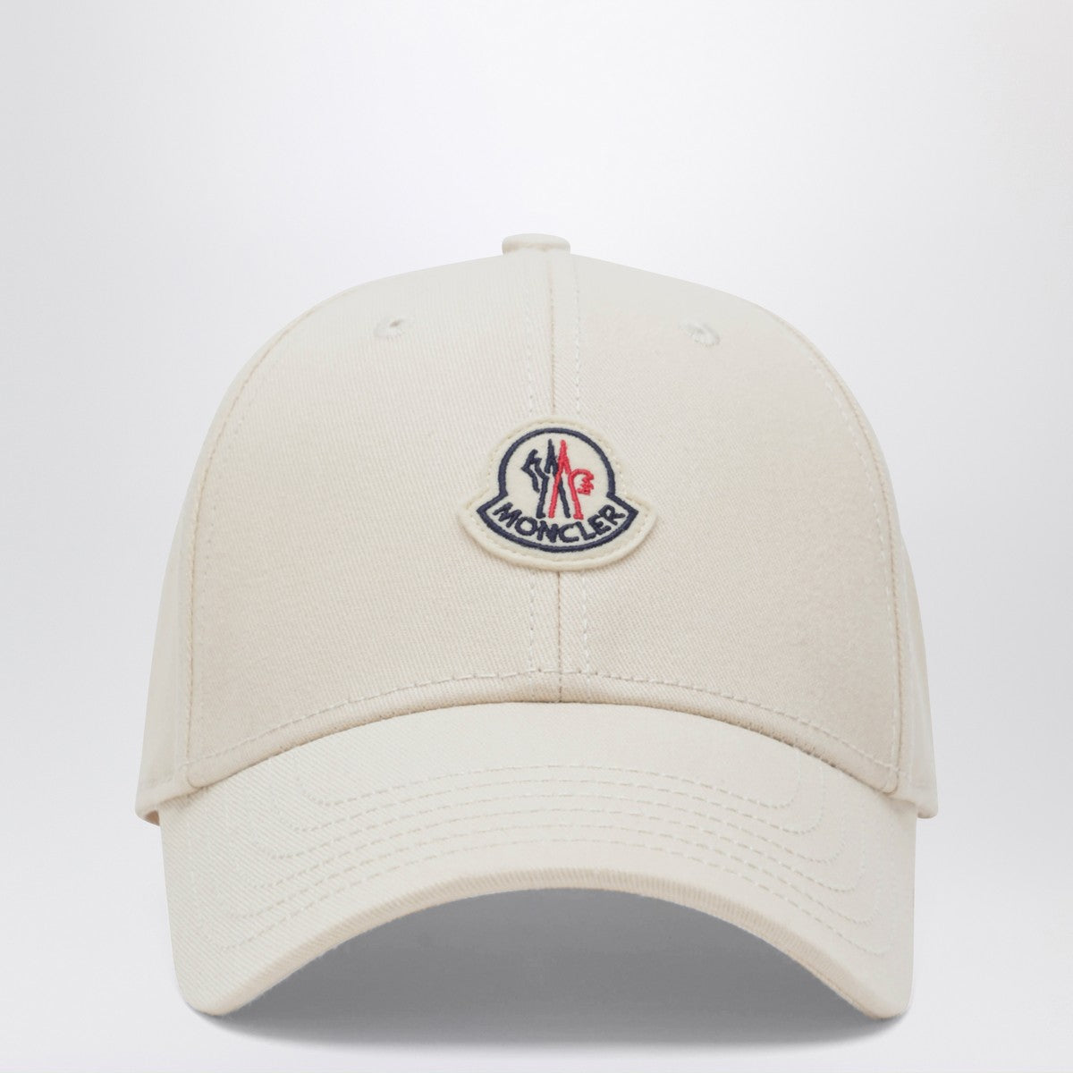 Moncler Moncler Beige baseball cap with logo
