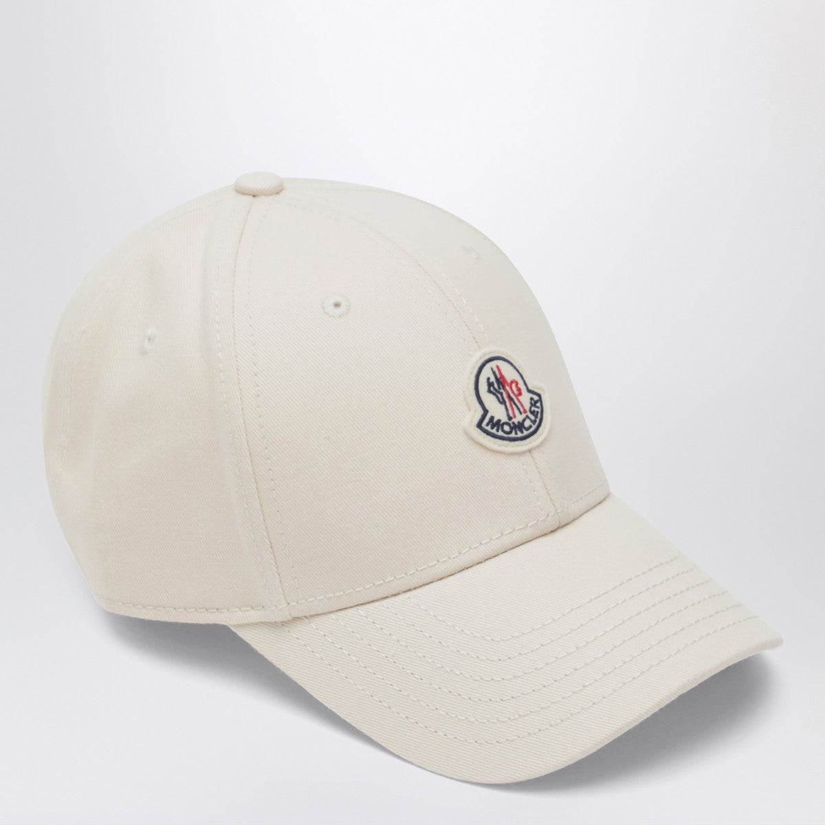 Moncler Moncler Beige baseball cap with logo