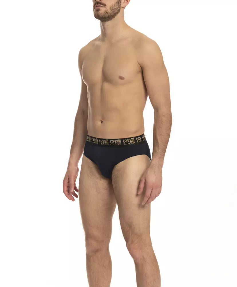 Blue Cotton Men's Brief