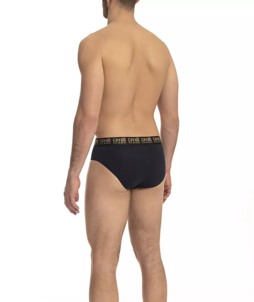 Blue Cotton Men's Brief