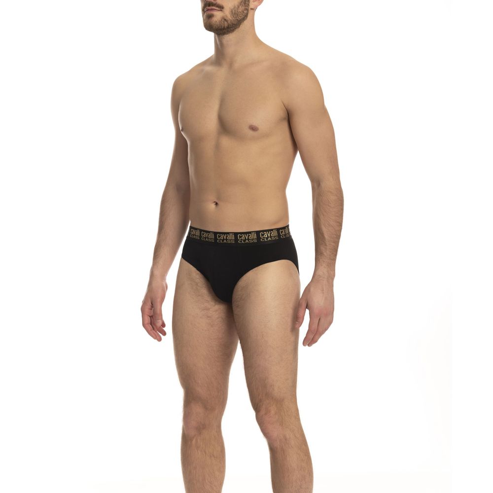 Black Cotton Men's Brief Pack