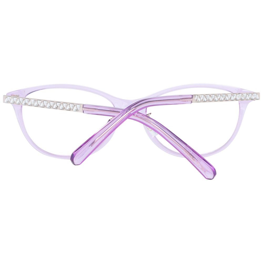 Swarovski Purple Women Glasses Frame