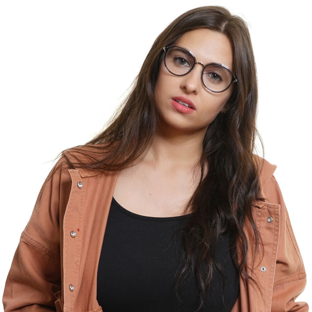 إطارات بصرية فضية للنساء