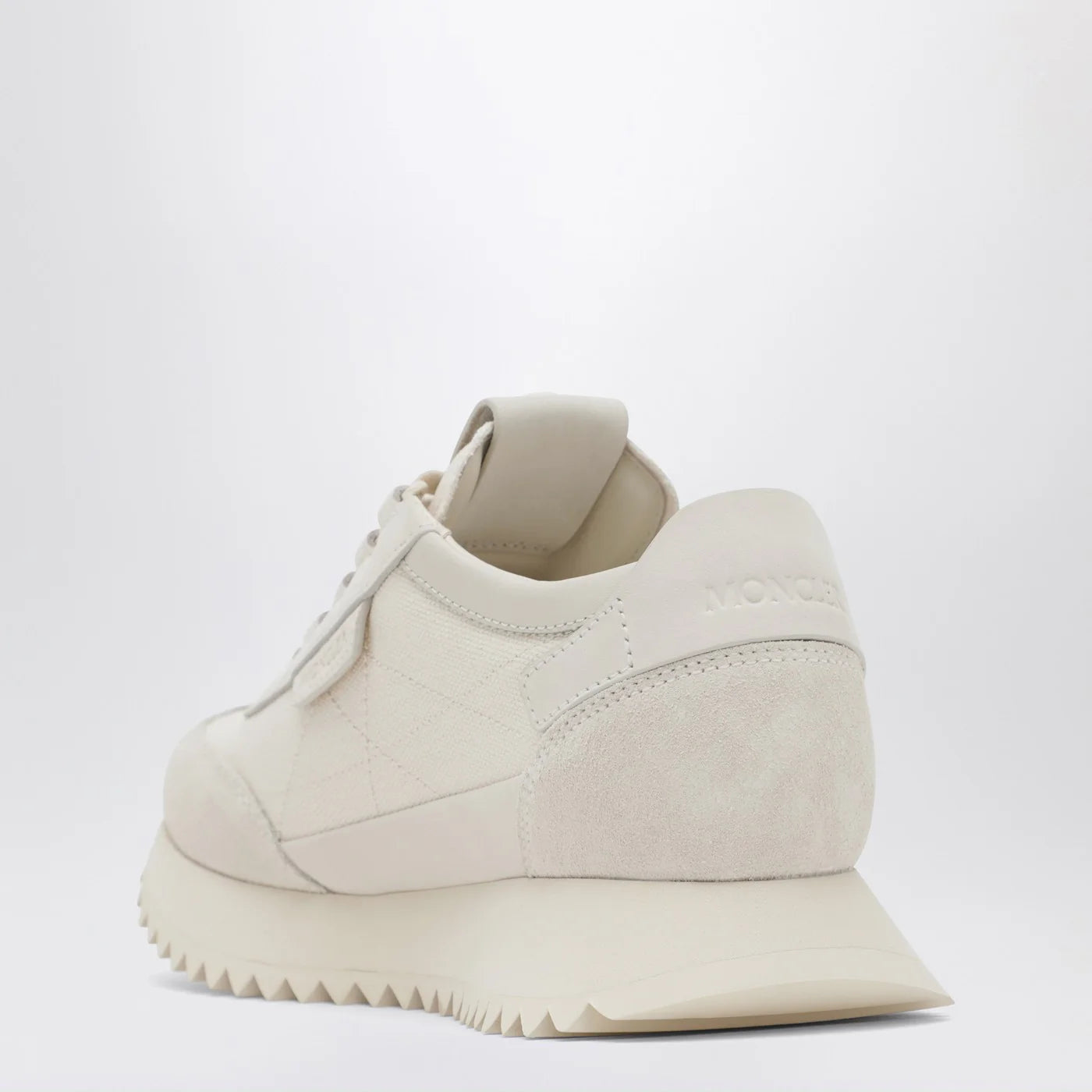 Moncler Pacey2 Sneakers in beige canvas and leather