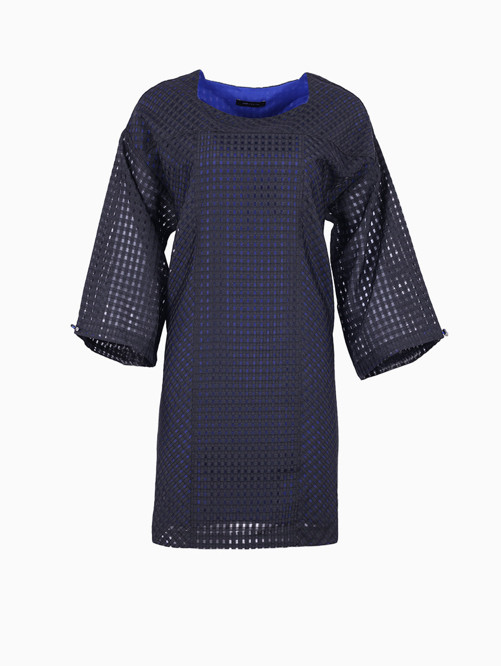 Bliza Dress - Blue, Black