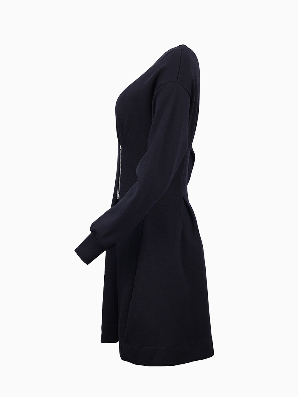 Cop Copine black dress side profile with modern cut
