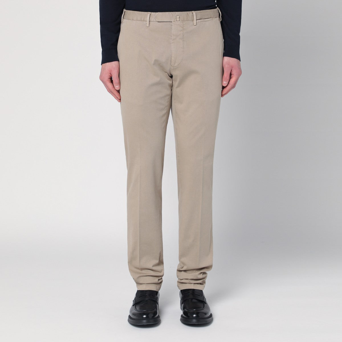 Santaniello Santaniello Beige trousers in cotton
