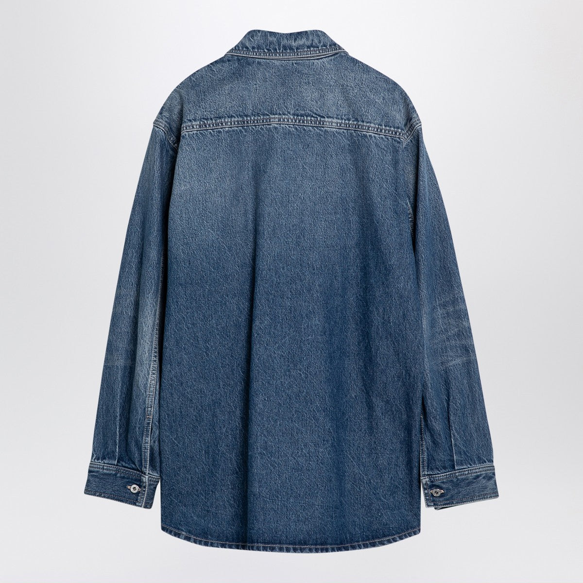 Valentino Valentino Blue denim shirt with V detail