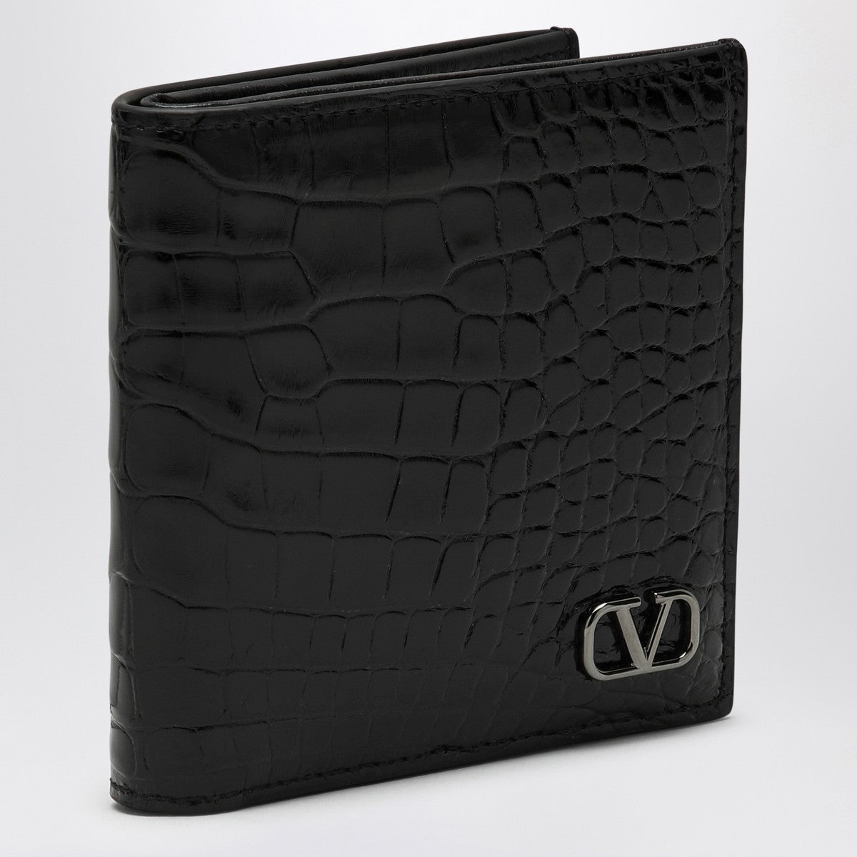 Valentino Garavani Valentino Garavani Signature VLogo Wallet Black
