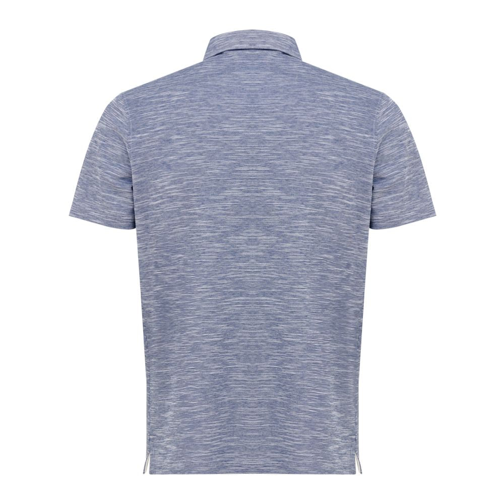 Light Blue Cotton Polo Shirt