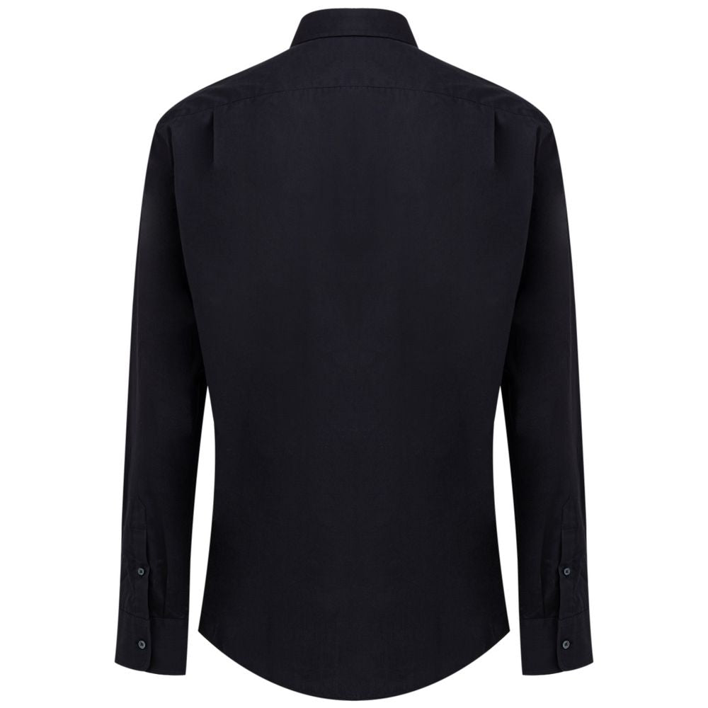 Navy Blue Cotton Shirt