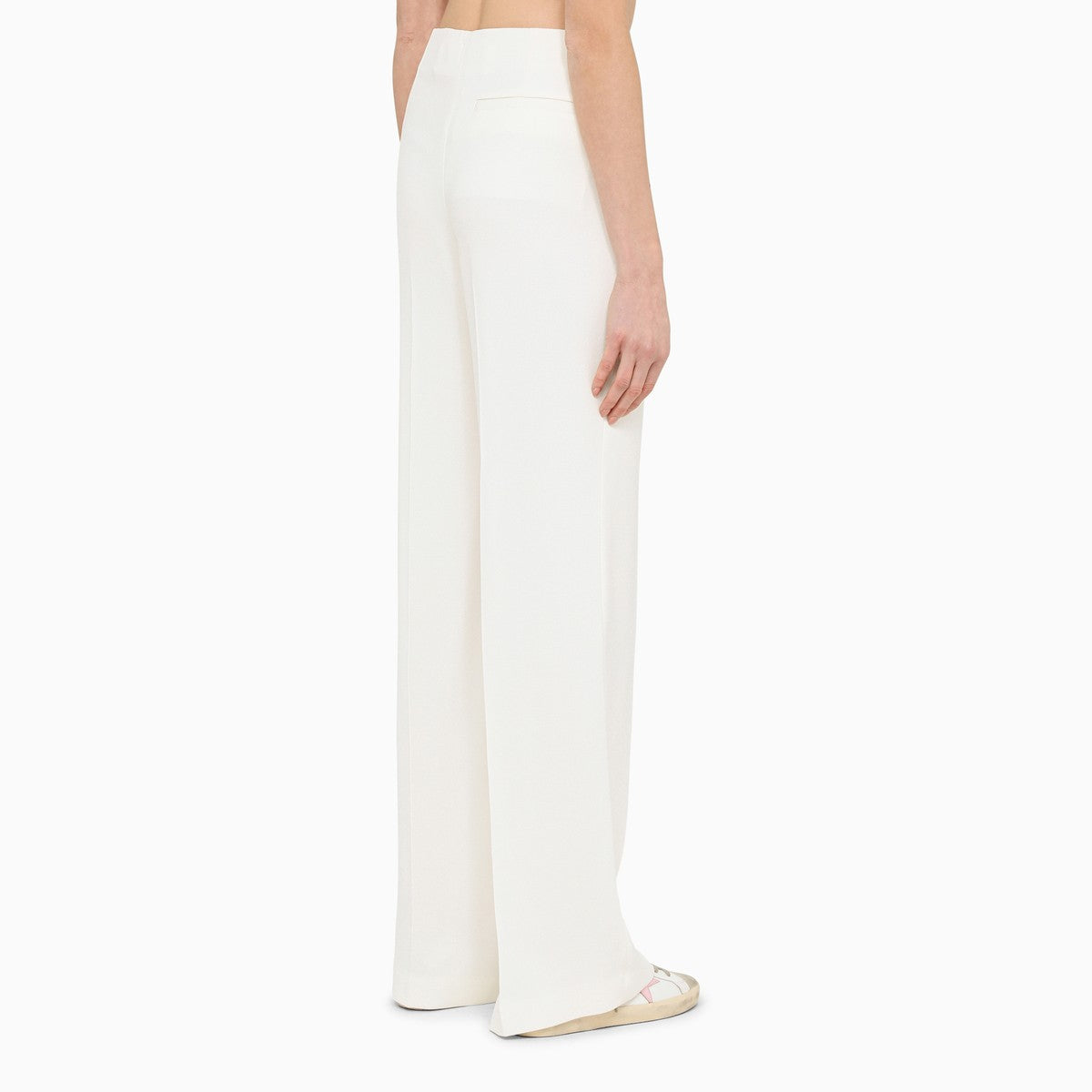 Stella McCartney Stella McCartney Wide cream trousers