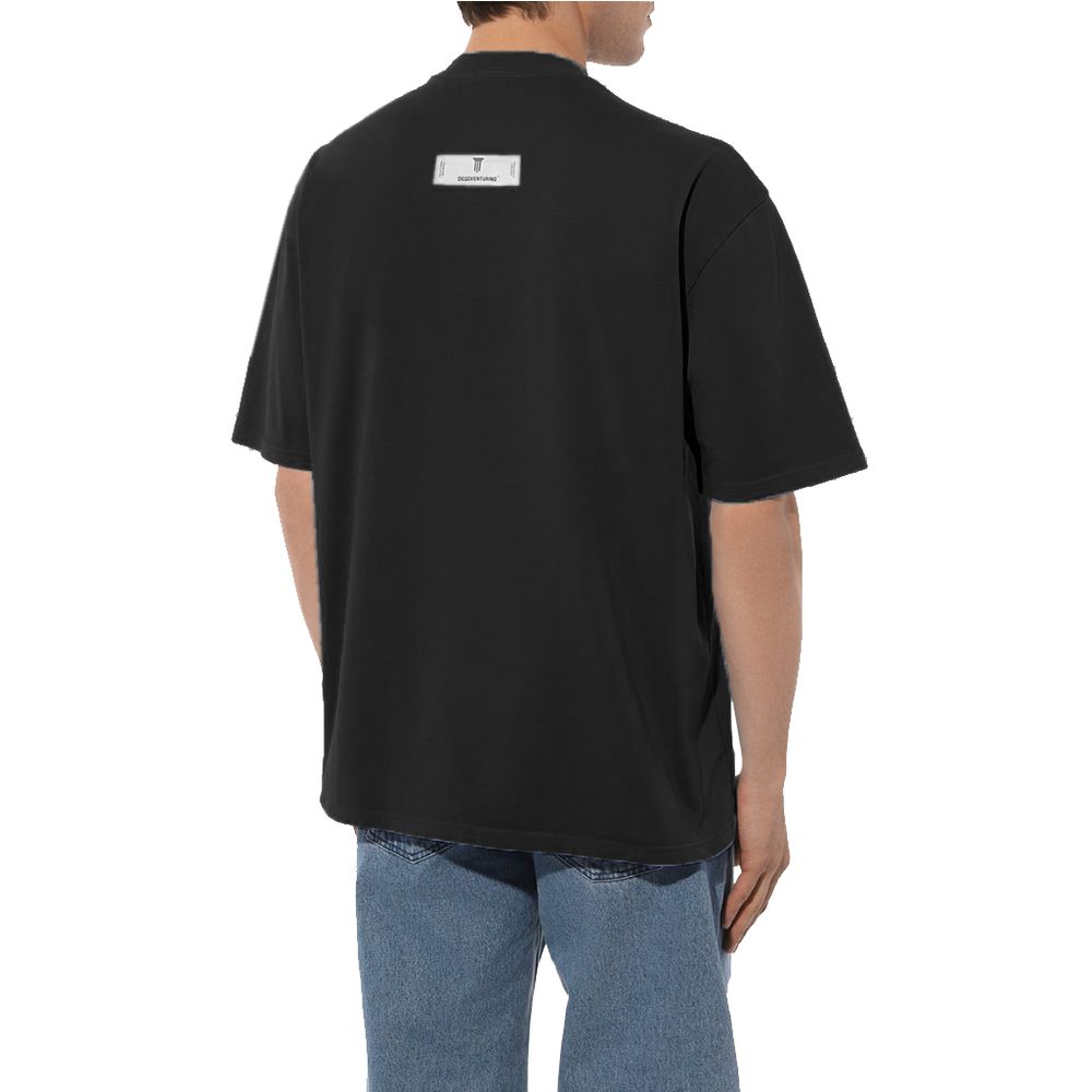 Black Cotton T-Shirt