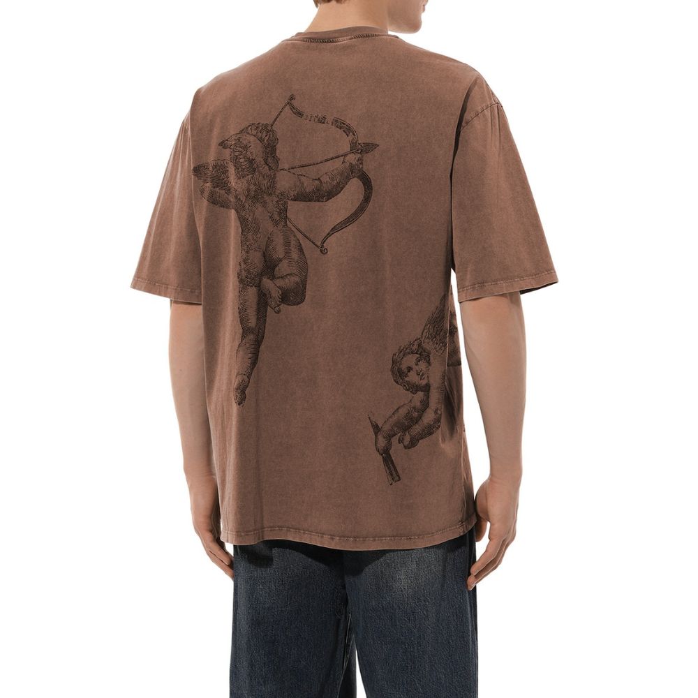 Brown Cotton T-Shirt