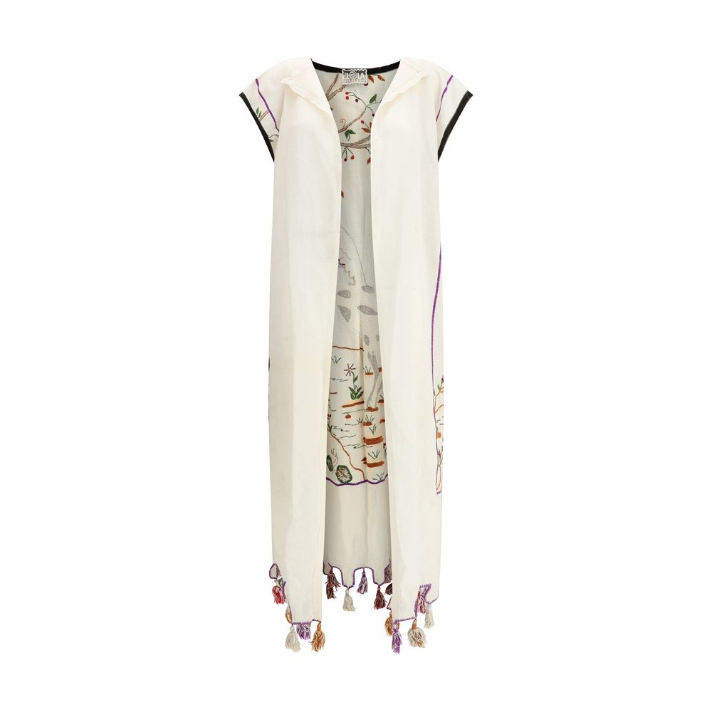 Long Jacket with floral details