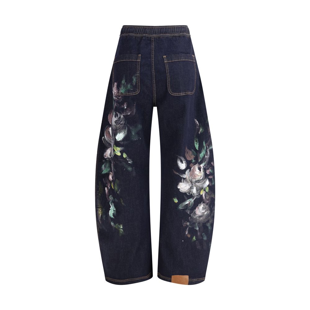 Floral print Jeans