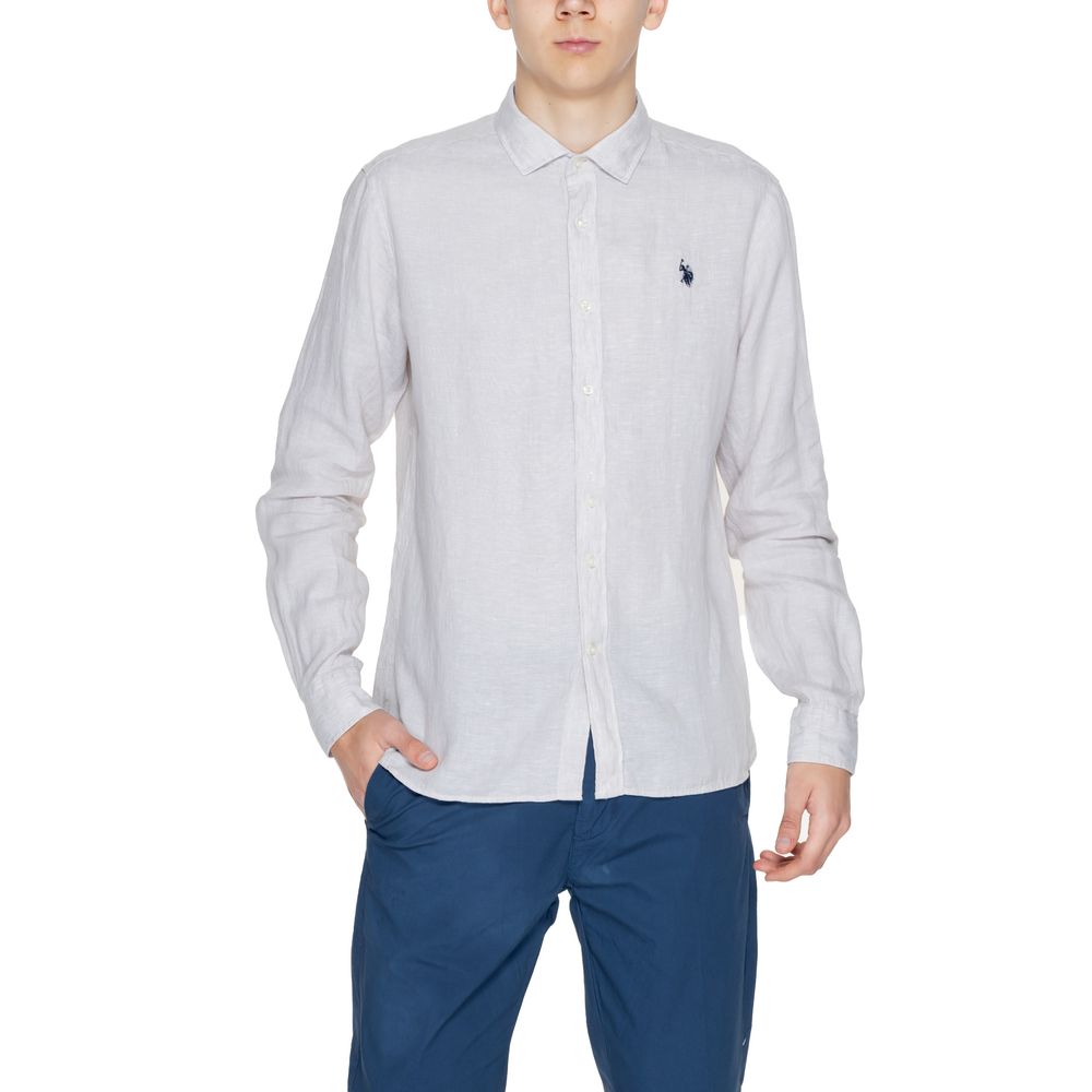 Beige Linen Shirt