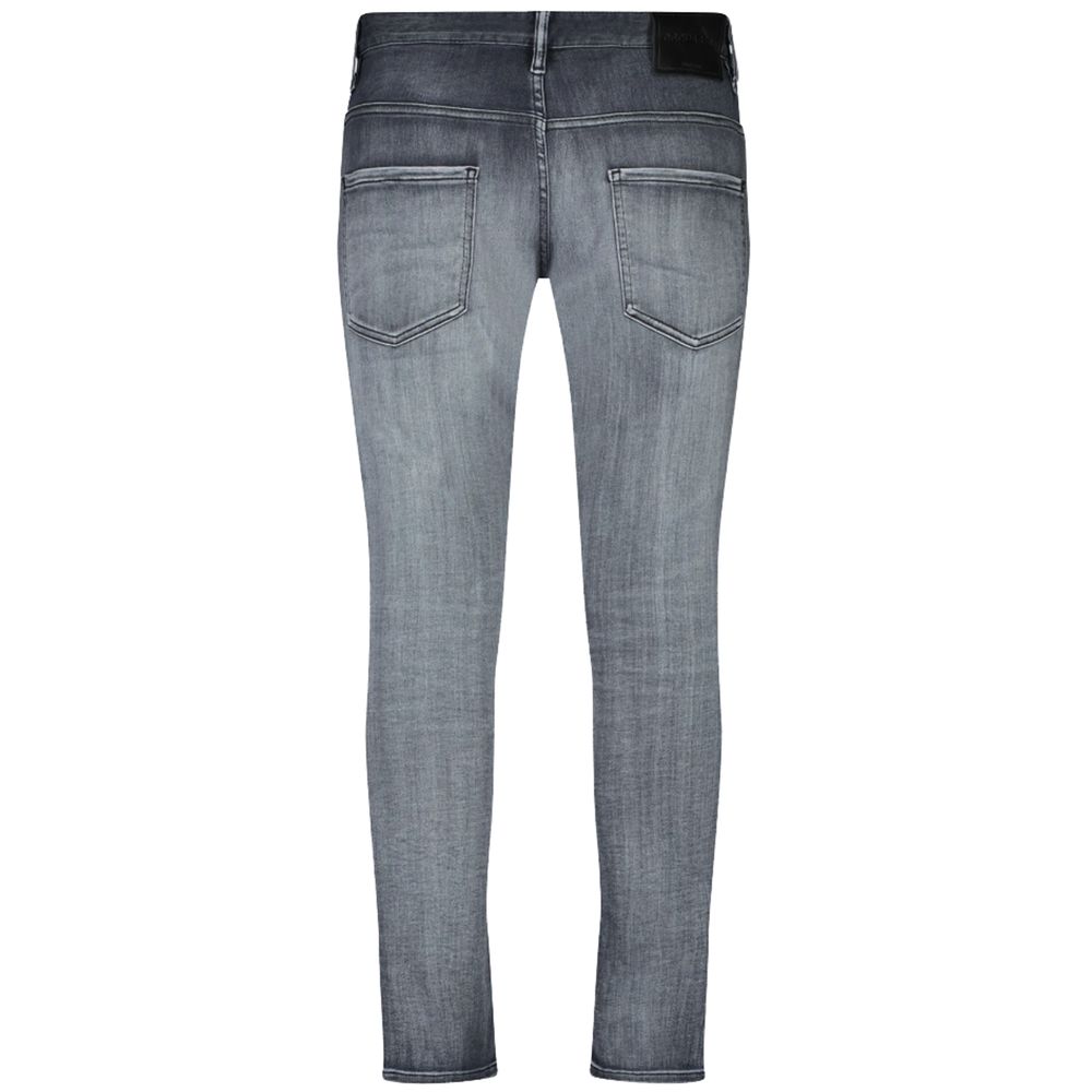 Gray Cotton Jeans & Pant