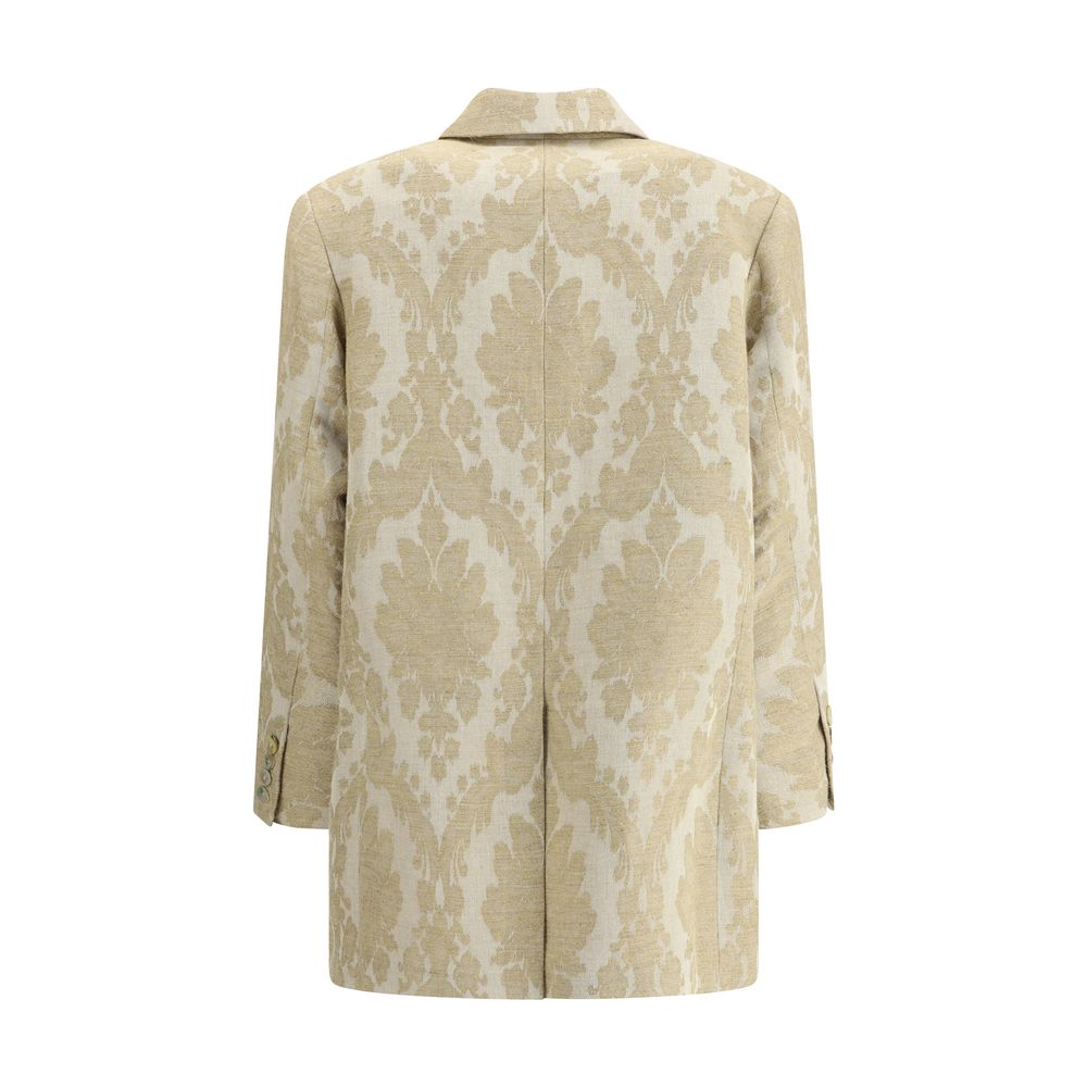 Brocade print Blazer