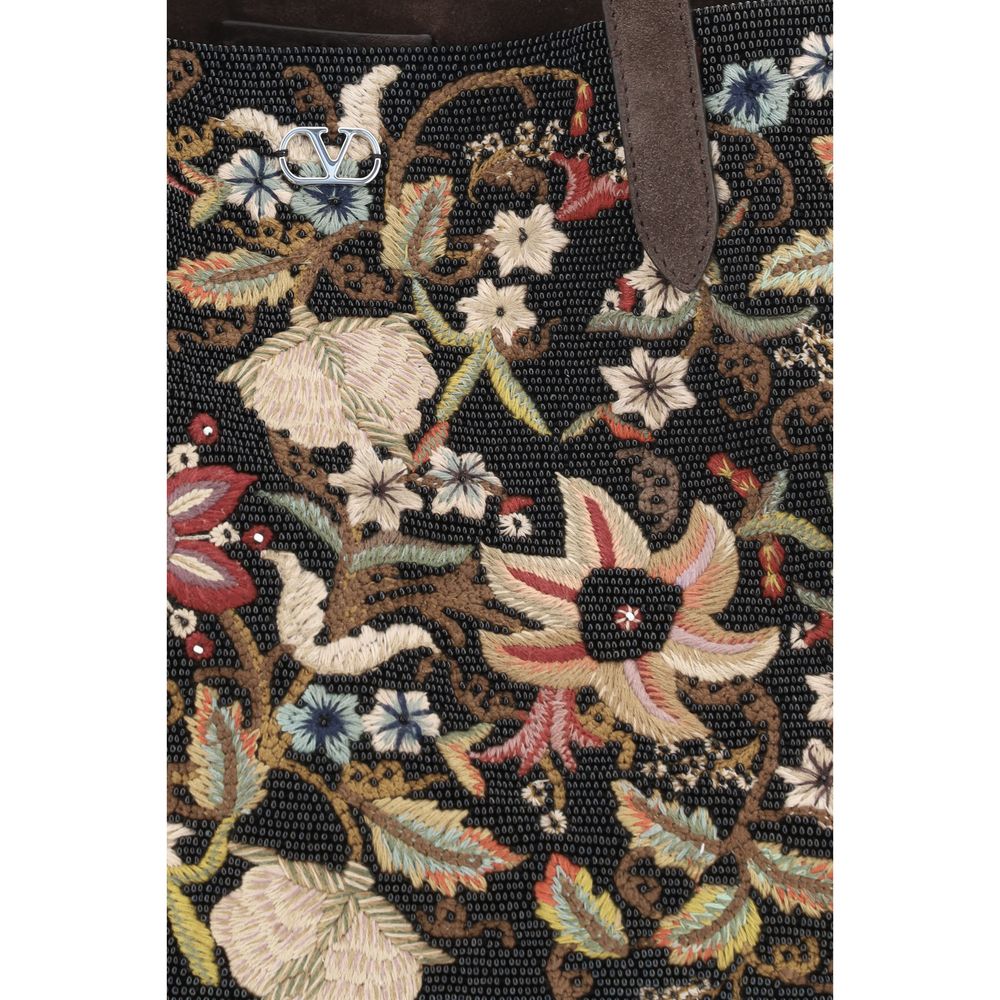 Floral embroideried Nellcote Tote Bag