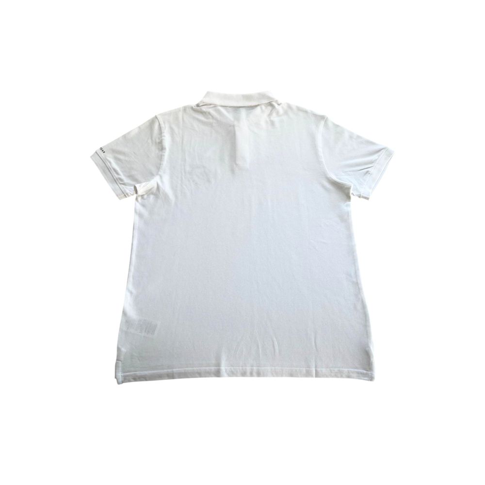 White Cotton Polo Shirt