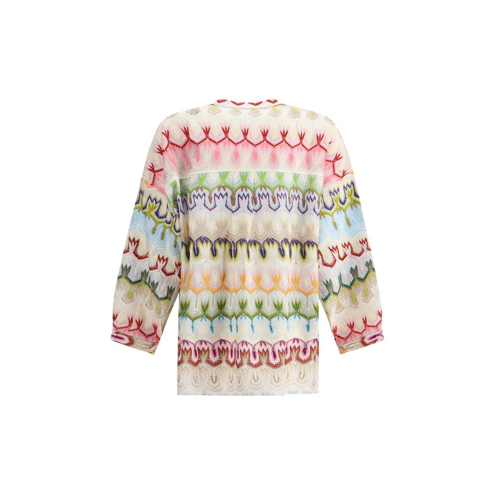 ZigZag pattern Knit Blouse