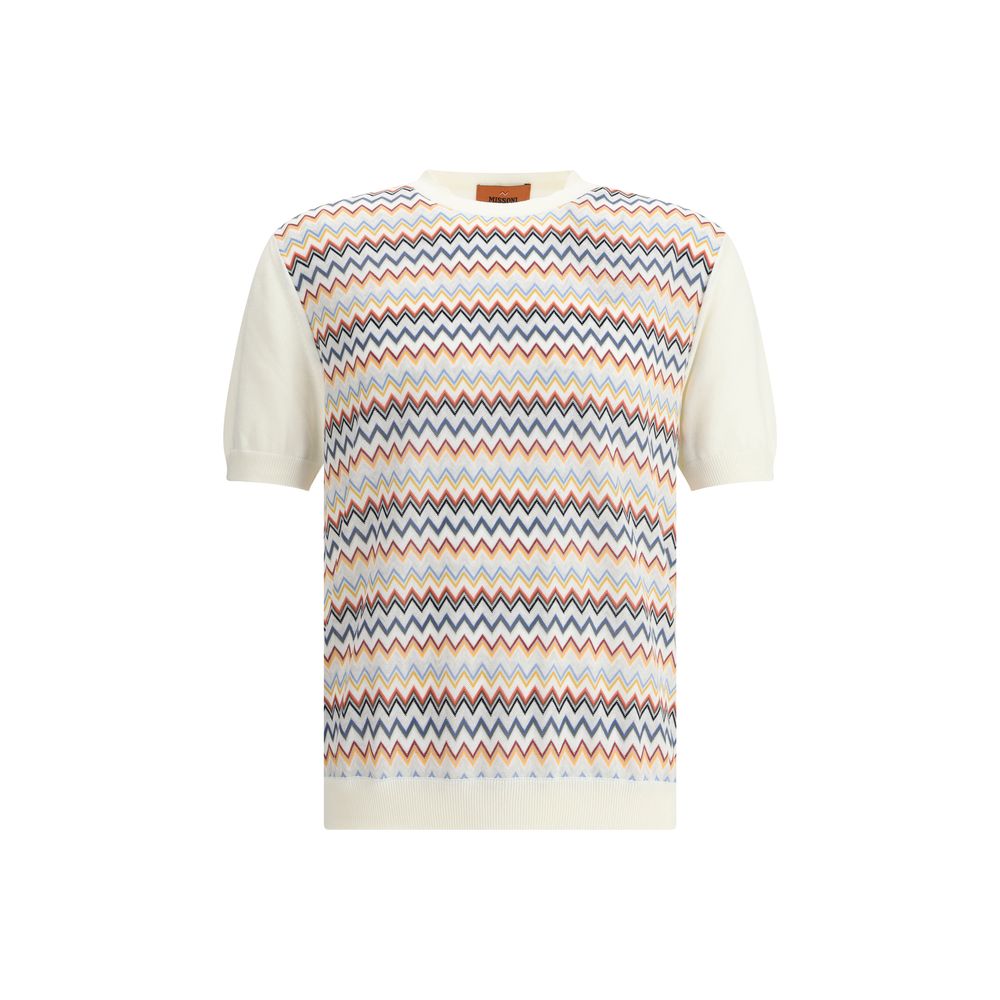 ZigZag pattern Knit T-Shirt