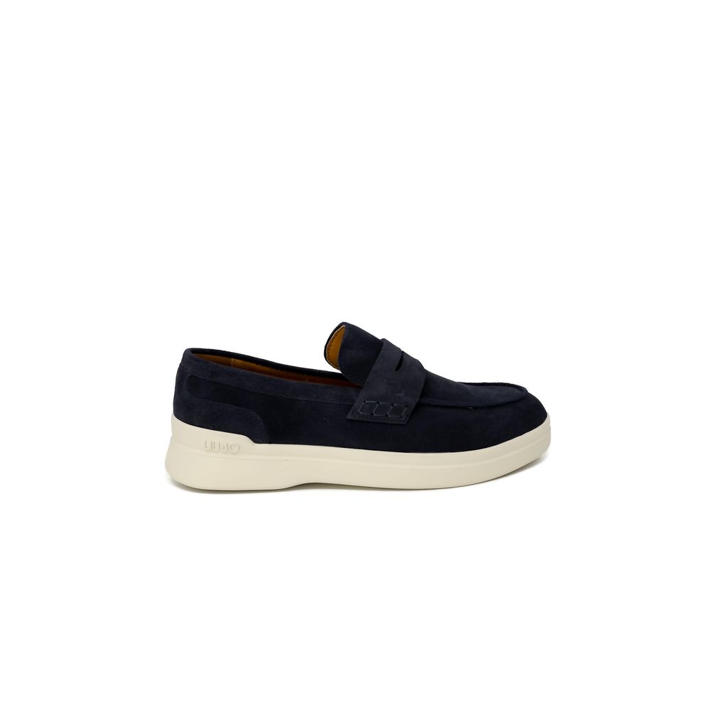 Blue Suede Leather Casual
