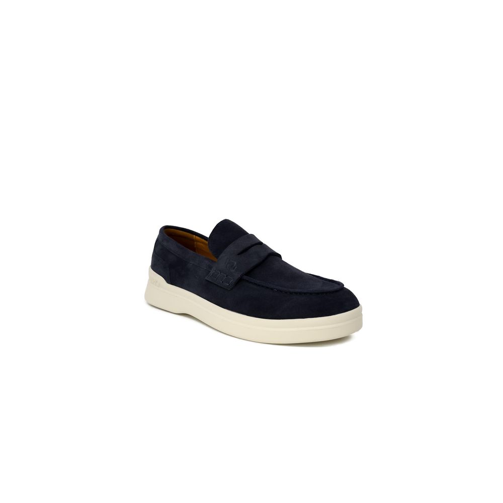Blue Suede Leather Casual