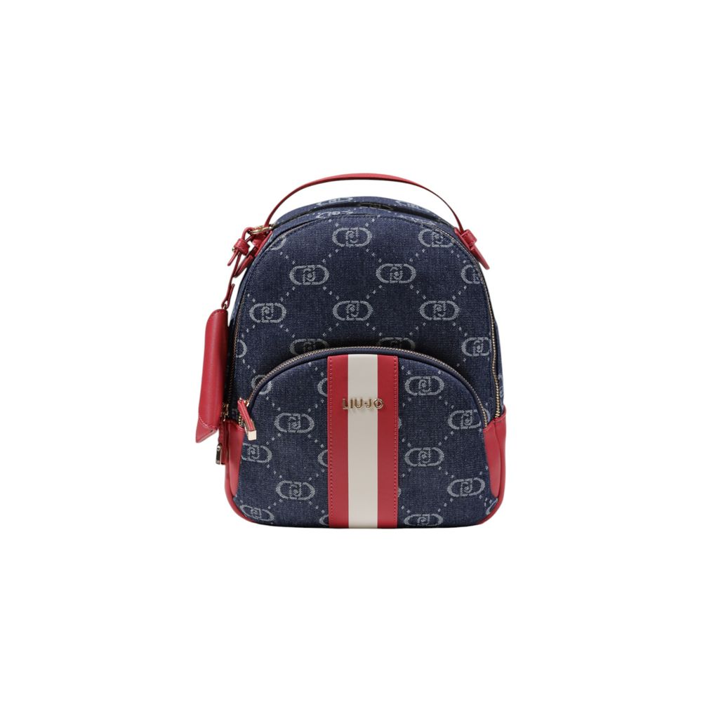 Blue Polyester Backpack