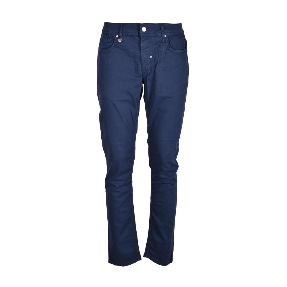 Black Cotton Jeans & Pant