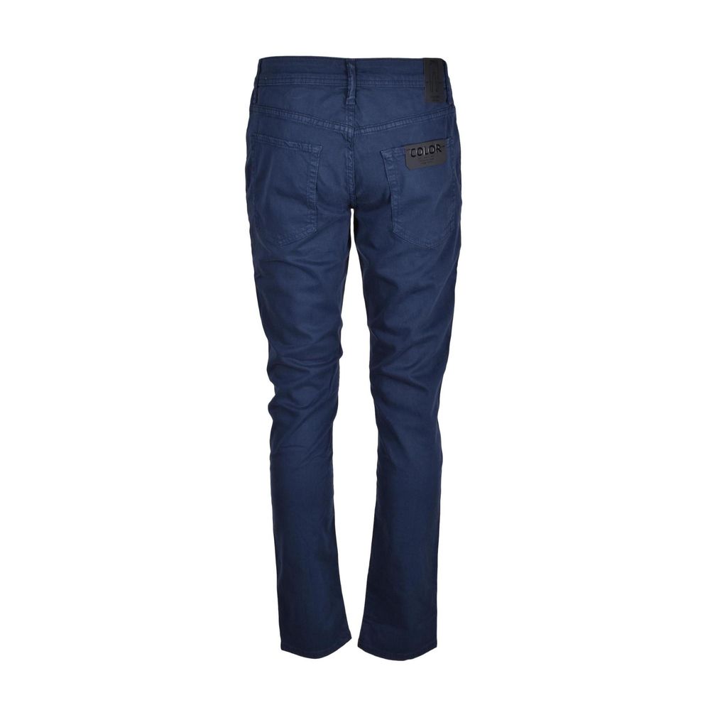 Black Cotton Jeans & Pant