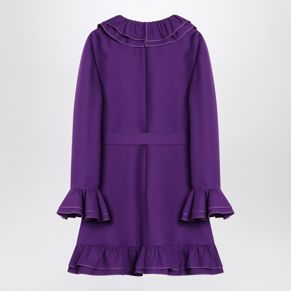 Valentino Valentino Purple wool and silk mini dress