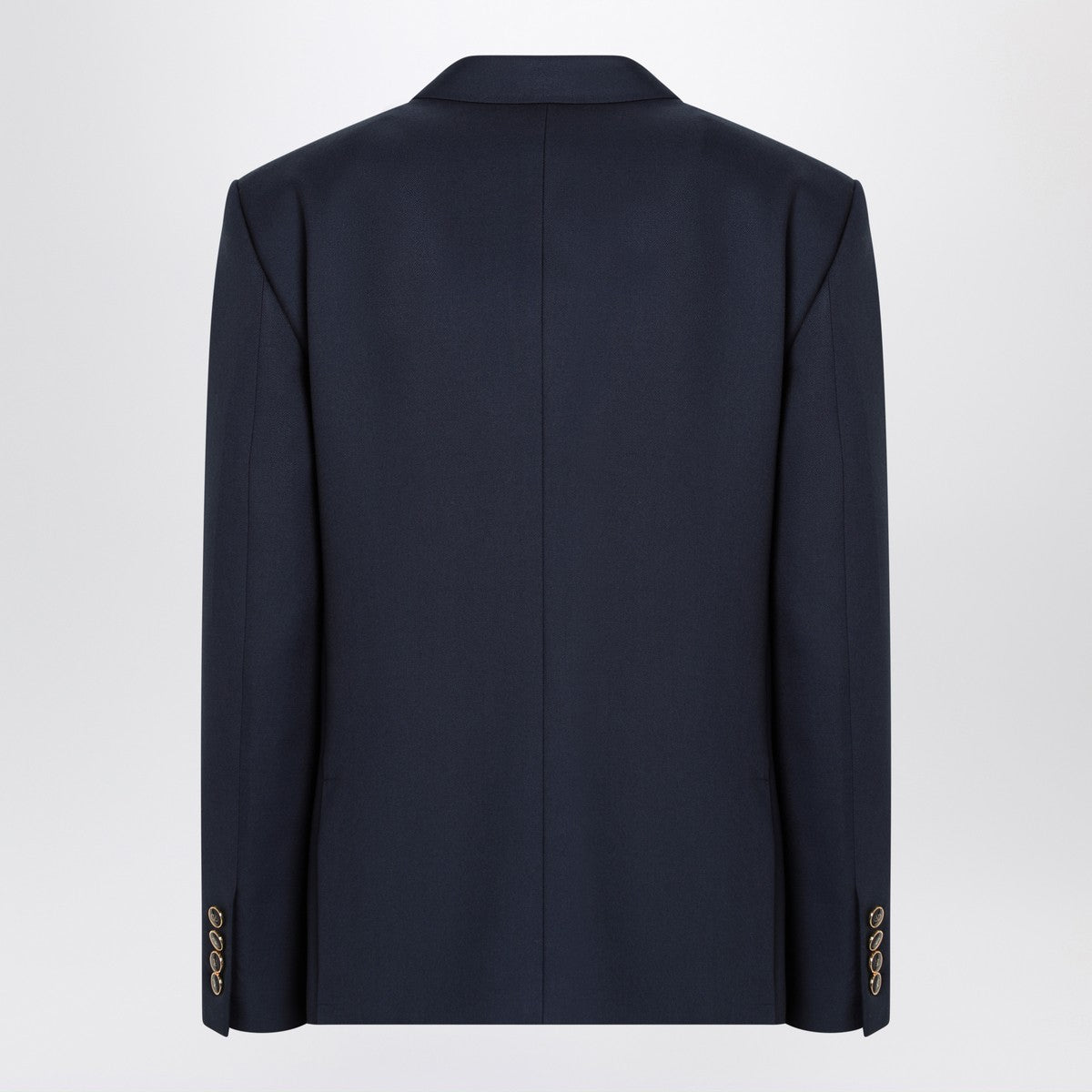 Valentino Valentino Blue single-breasted wool jacket