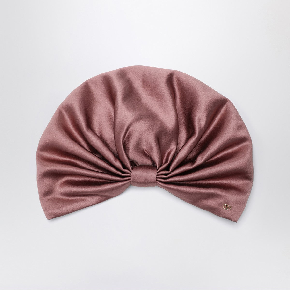 Valentino Garavani Valentino Garavani Antique pink silk foulard turban