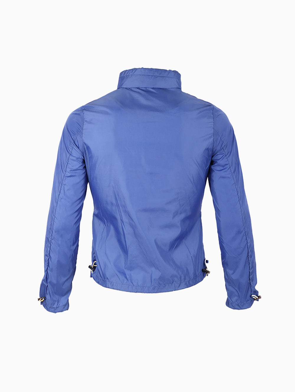 Target men’s blue bomber jacket back view