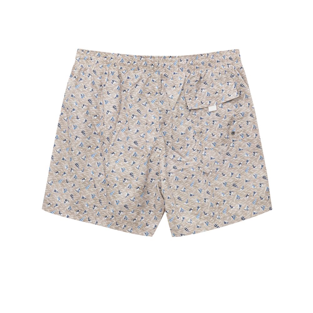 Beige Polyester Swimwear