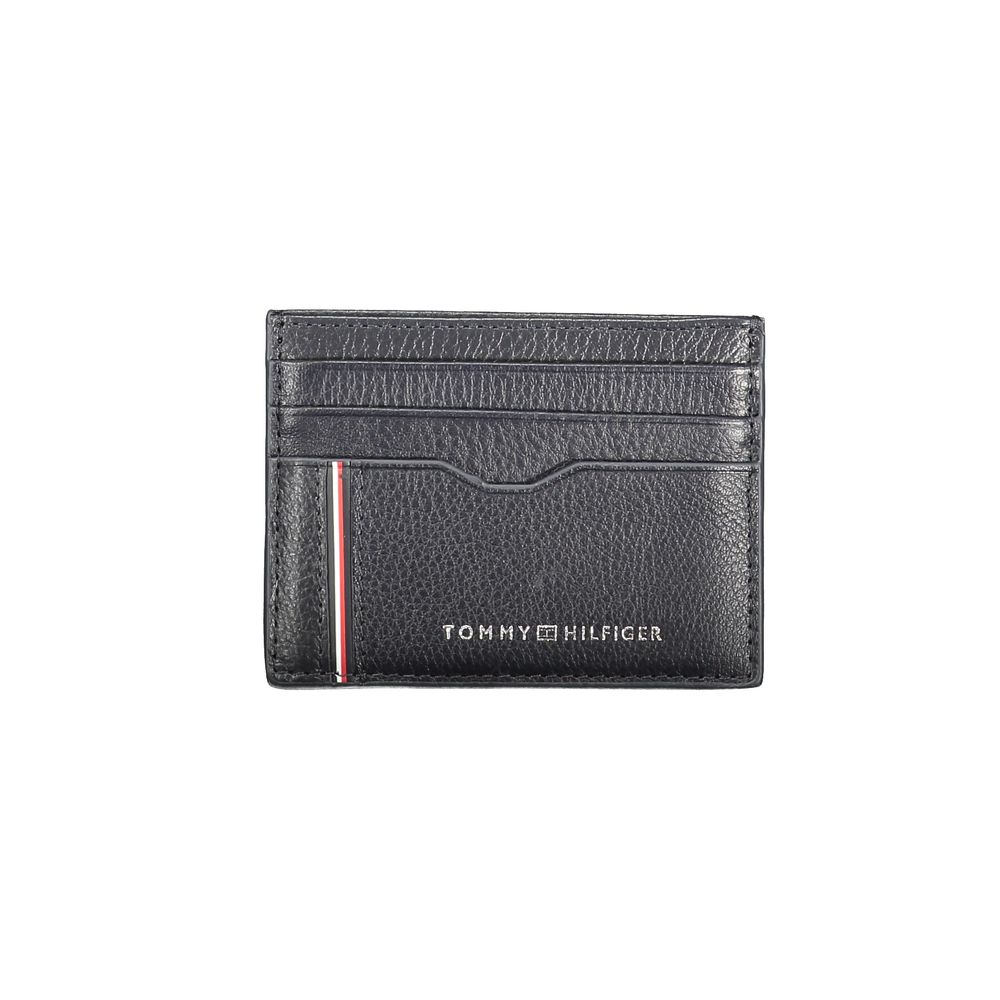 Blue Leather Men Wallet