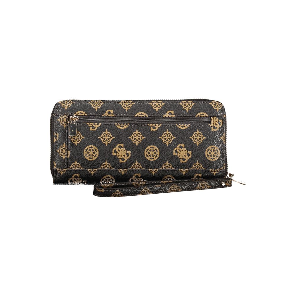 Brown Polyethylene Women Wallet