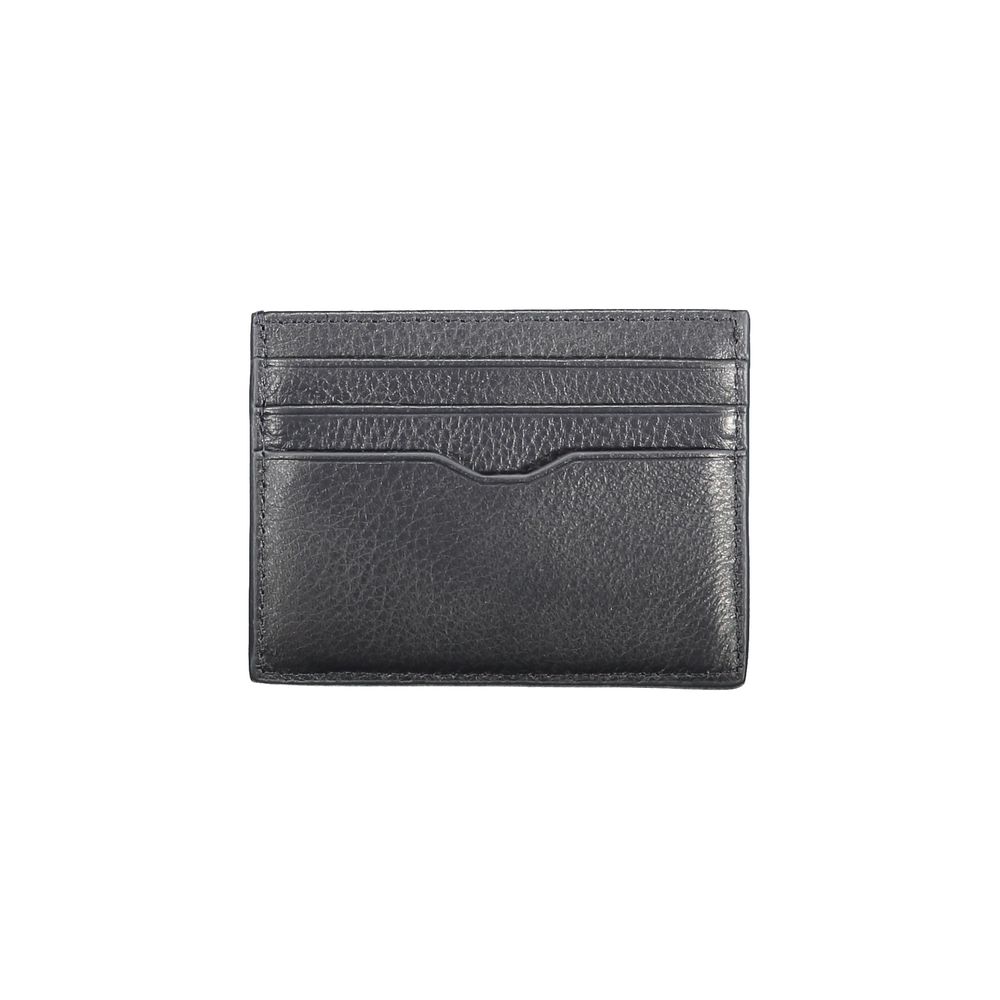 Blue Leather Men Wallet