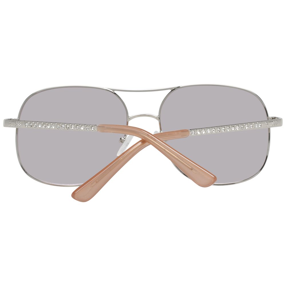نظارات شمسية نسائية فضية من Guess