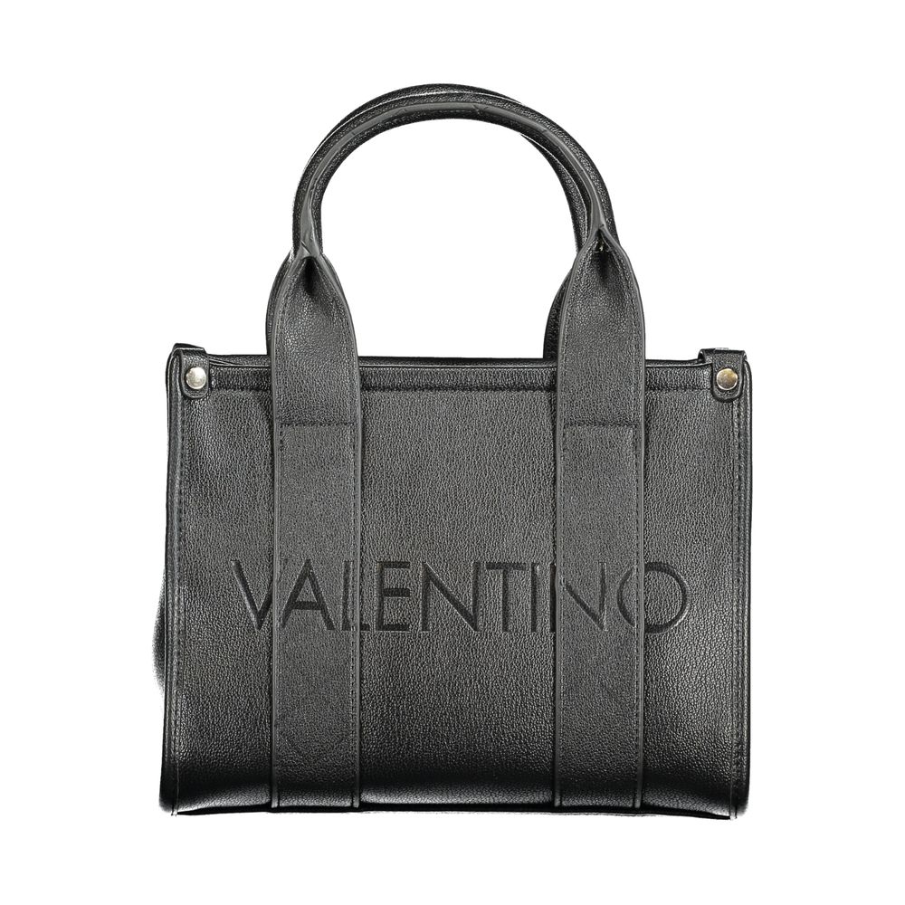 Black Polyethylene Women Handbag