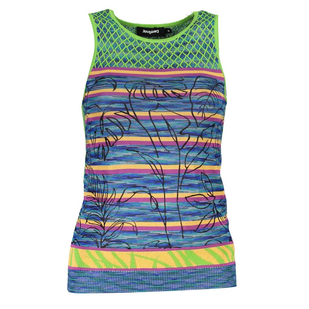 Green Cotton Women Top