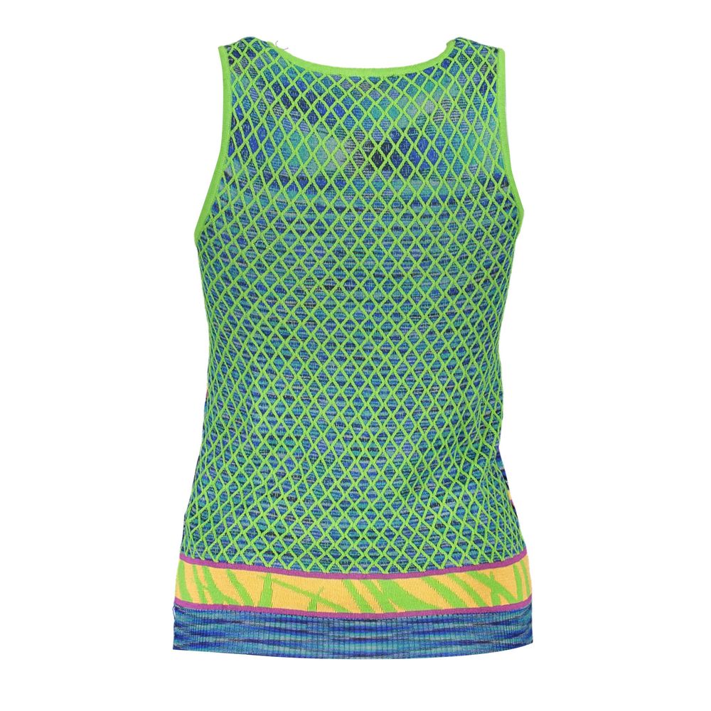 Green Cotton Women Top