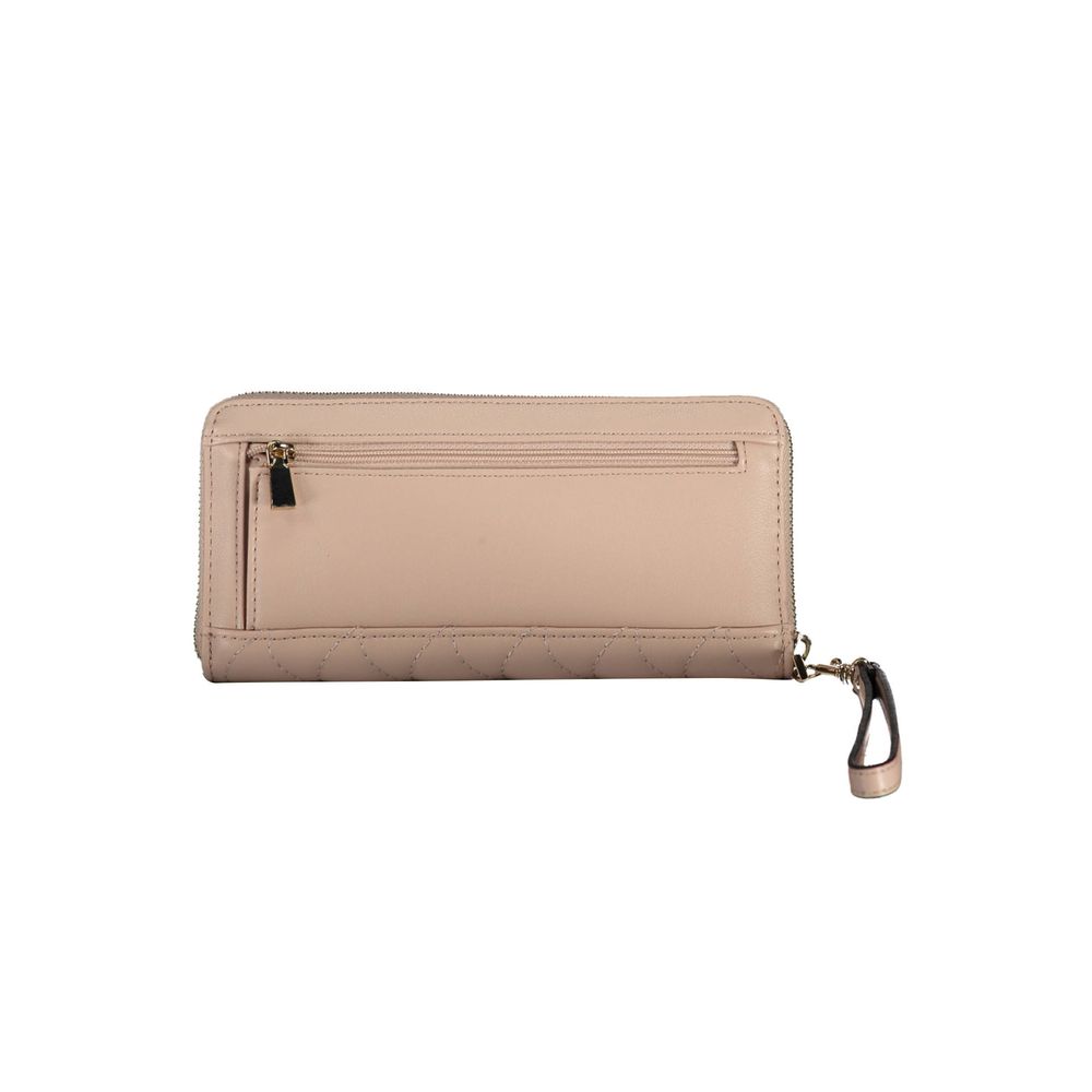 Pink Polyethylene Women Wallet