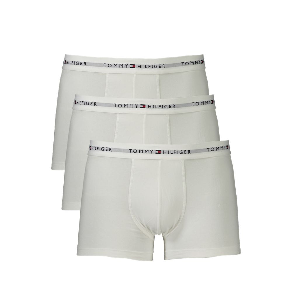 White Cotton Men Boxer